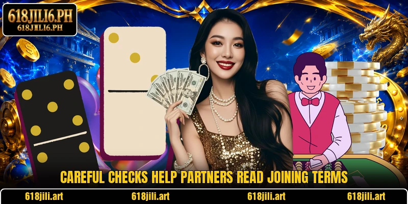 Careful checks help partners read joining terms