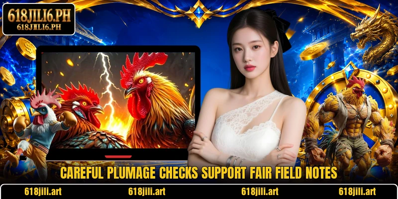 Careful plumage checks support fair field notes