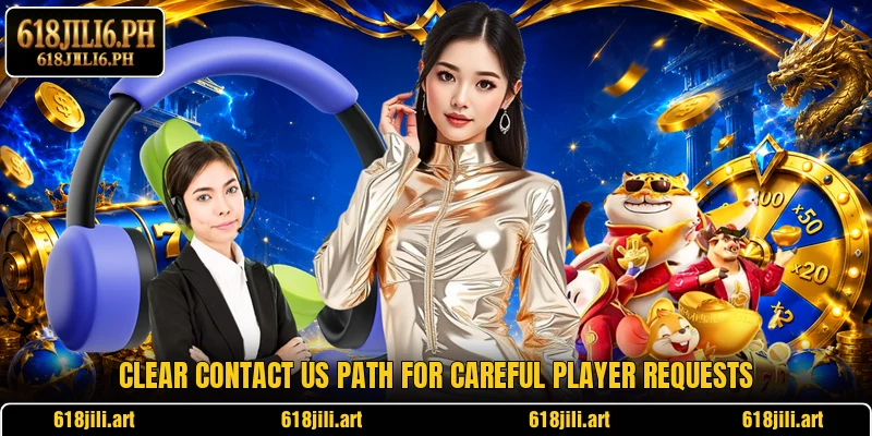 Clear contact us path for careful player requests
