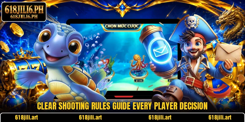Clear shooting rules guide every player decision