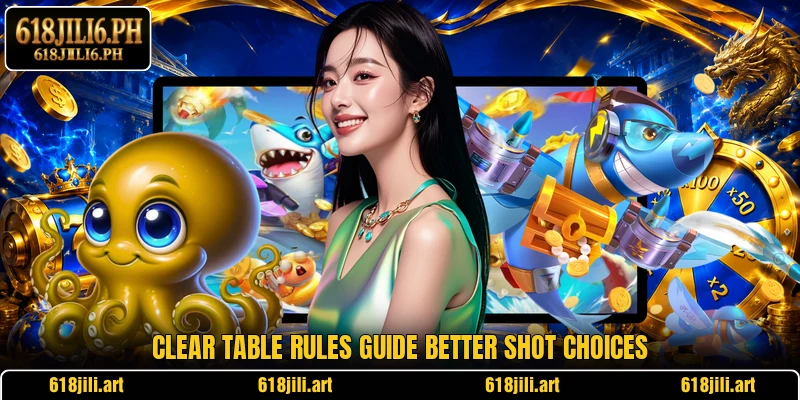 Clear table rules guide better shot choices