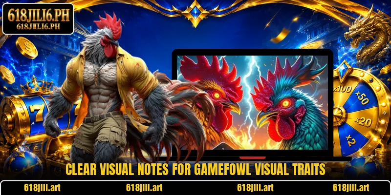 Clear visual notes for gamefowl visual traits