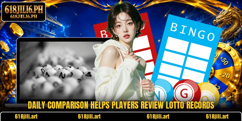 Daily comparison helps players review lotto records
