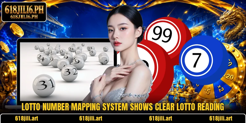 Lotto Number Mapping System shows clear lotto reading
