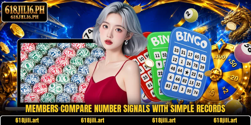 Members compare number signals with simple records