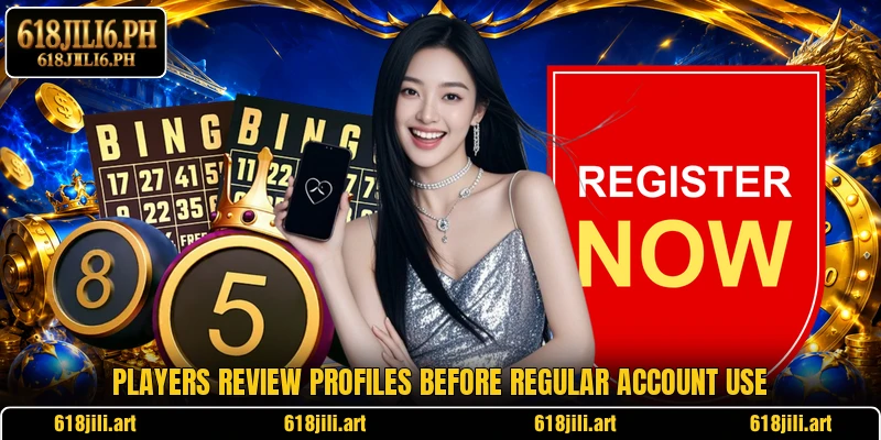 Players review profiles before regular account use