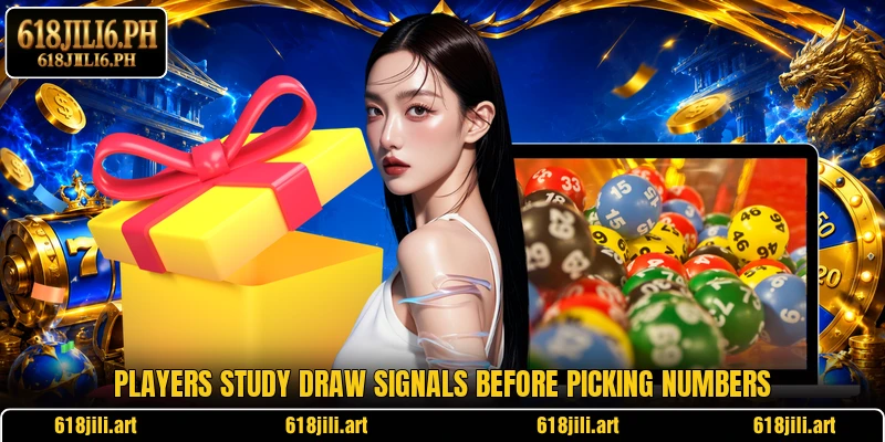Players study draw signals before picking numbers