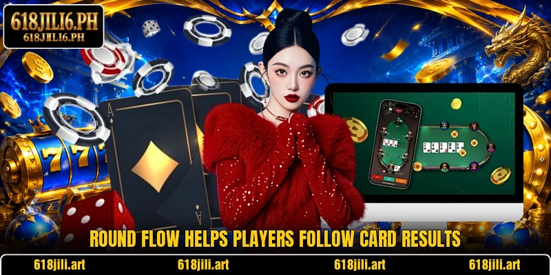 Round flow helps players follow card results