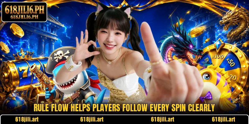 Rule flow helps players follow every spin clearly