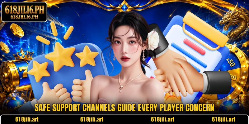 Safe support channels guide every player concern