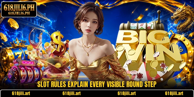 Slot rules explain every visible round step
